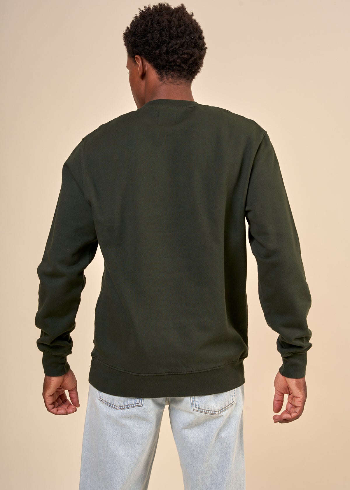 Sweat en coton bio | vert "hunter green"