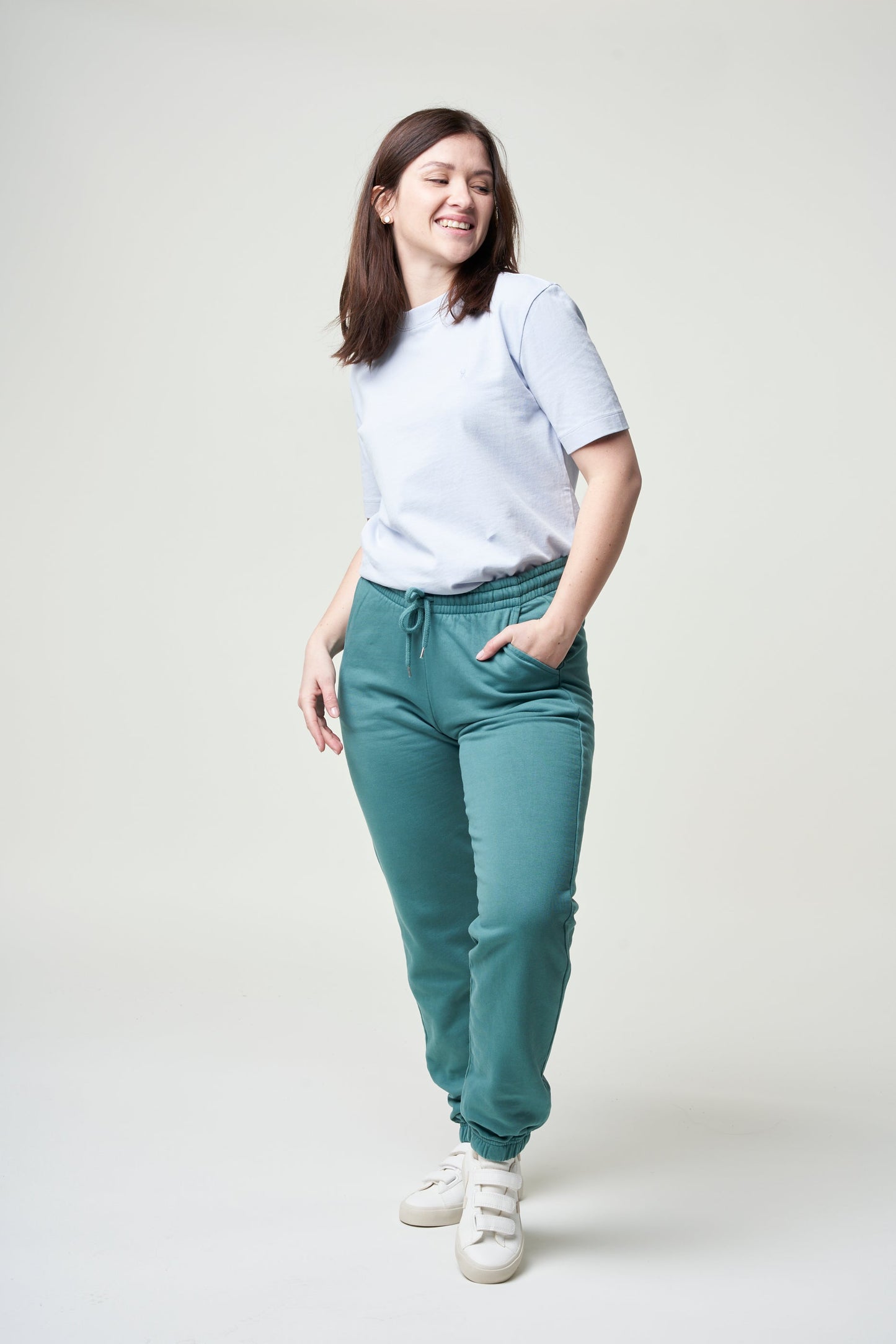 Jogging en coton bio | vert "organic sweatpants pine green"