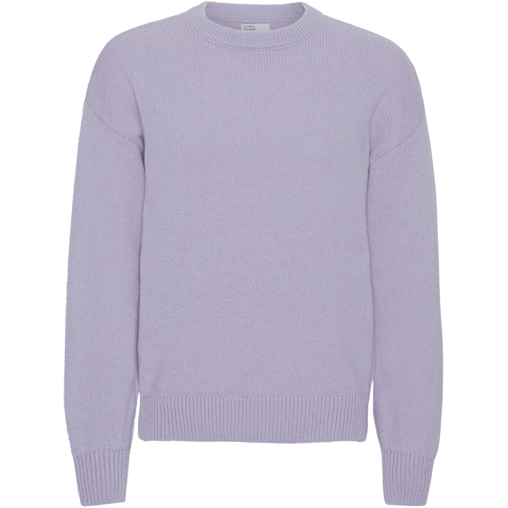 Pull oversize en laine mérinos recyclée | Lilas "soft lavender"