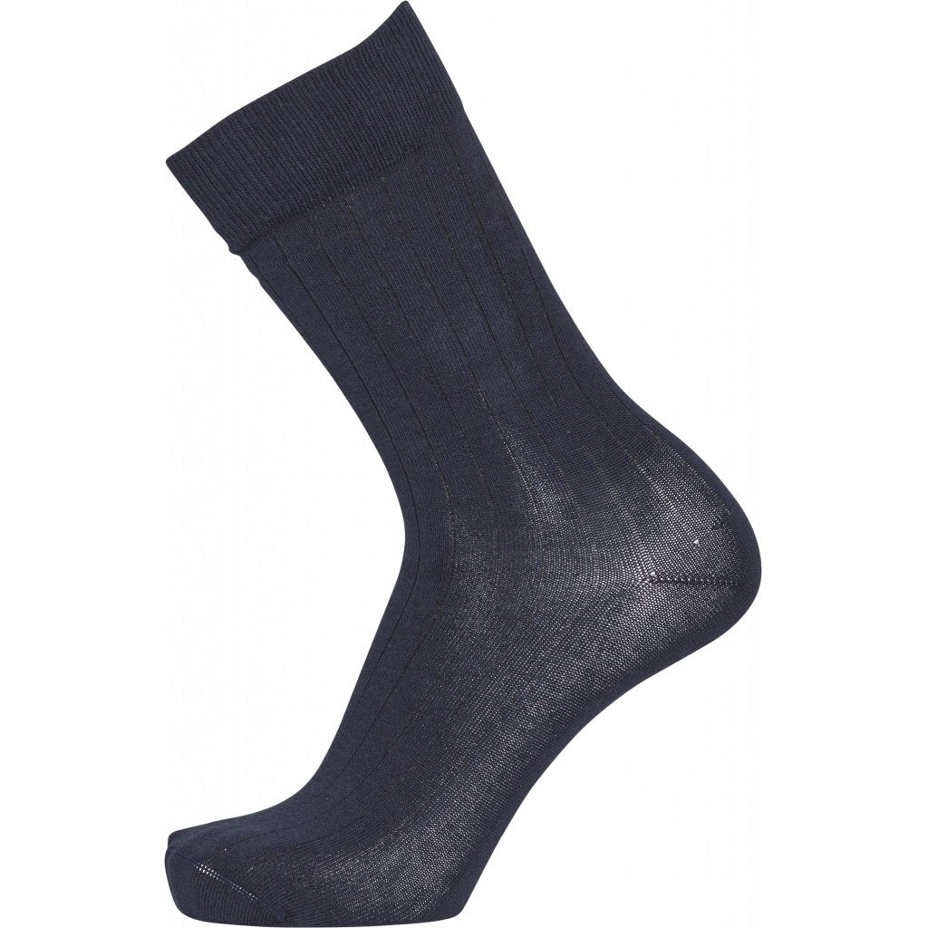 Pack 2 paires de chaussettes hautes rayées en coton bio - LINDEN