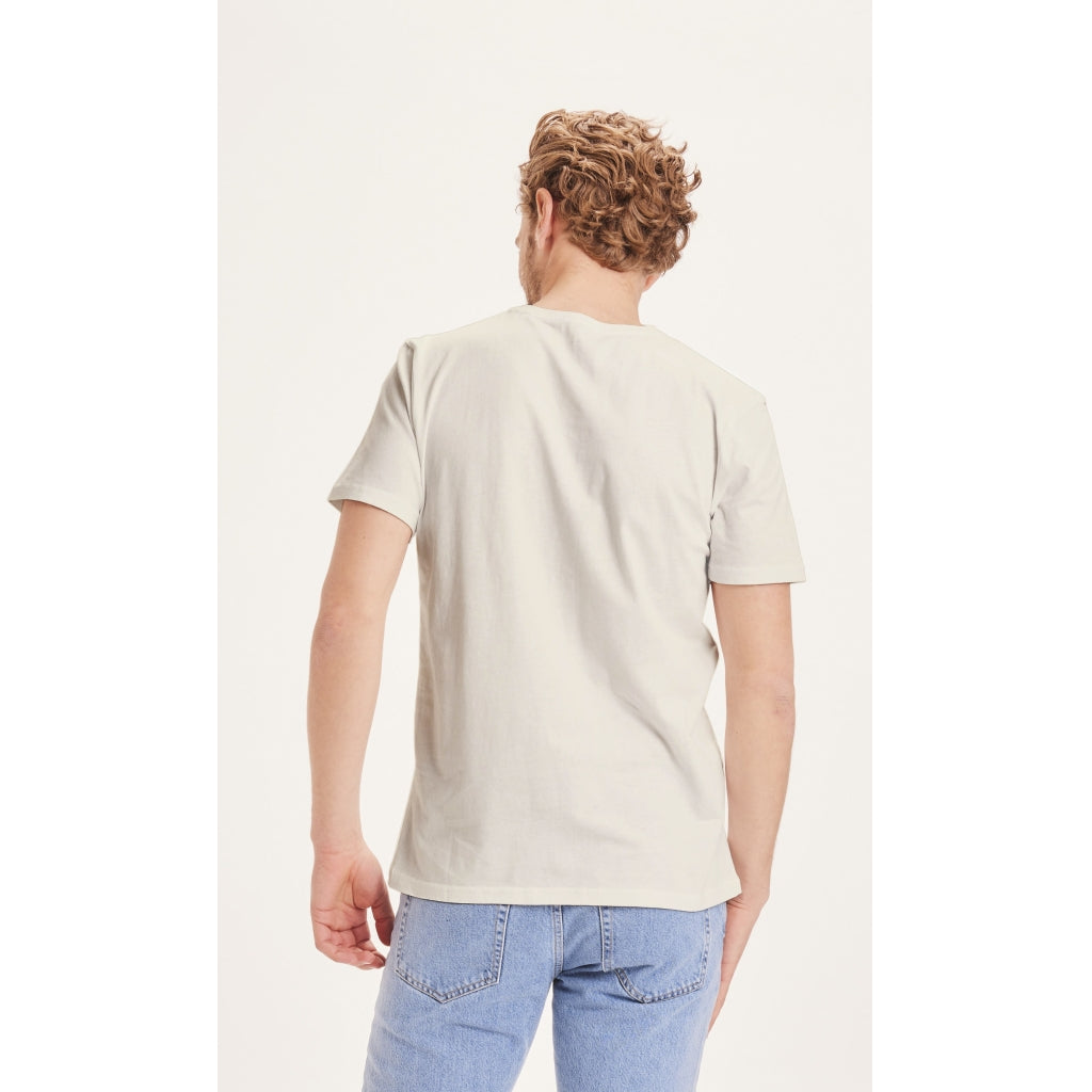 T-shirt en coton bio | écru "basic tee egret"
