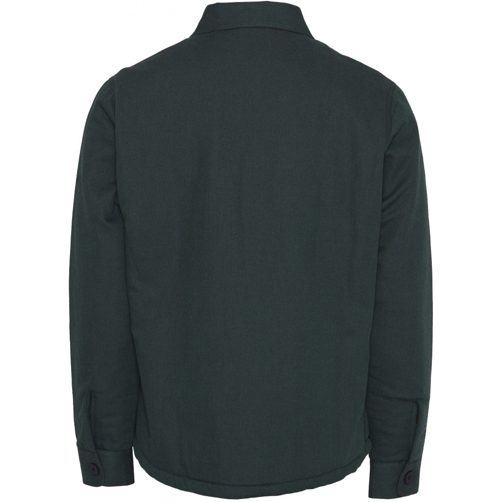 Surchemise vert forêt en coton bio et polyester recyclé - pine