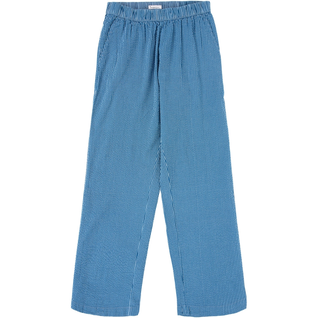 Ensemble de pyjama rayé bleu en coton bio - pyjamas set limoges