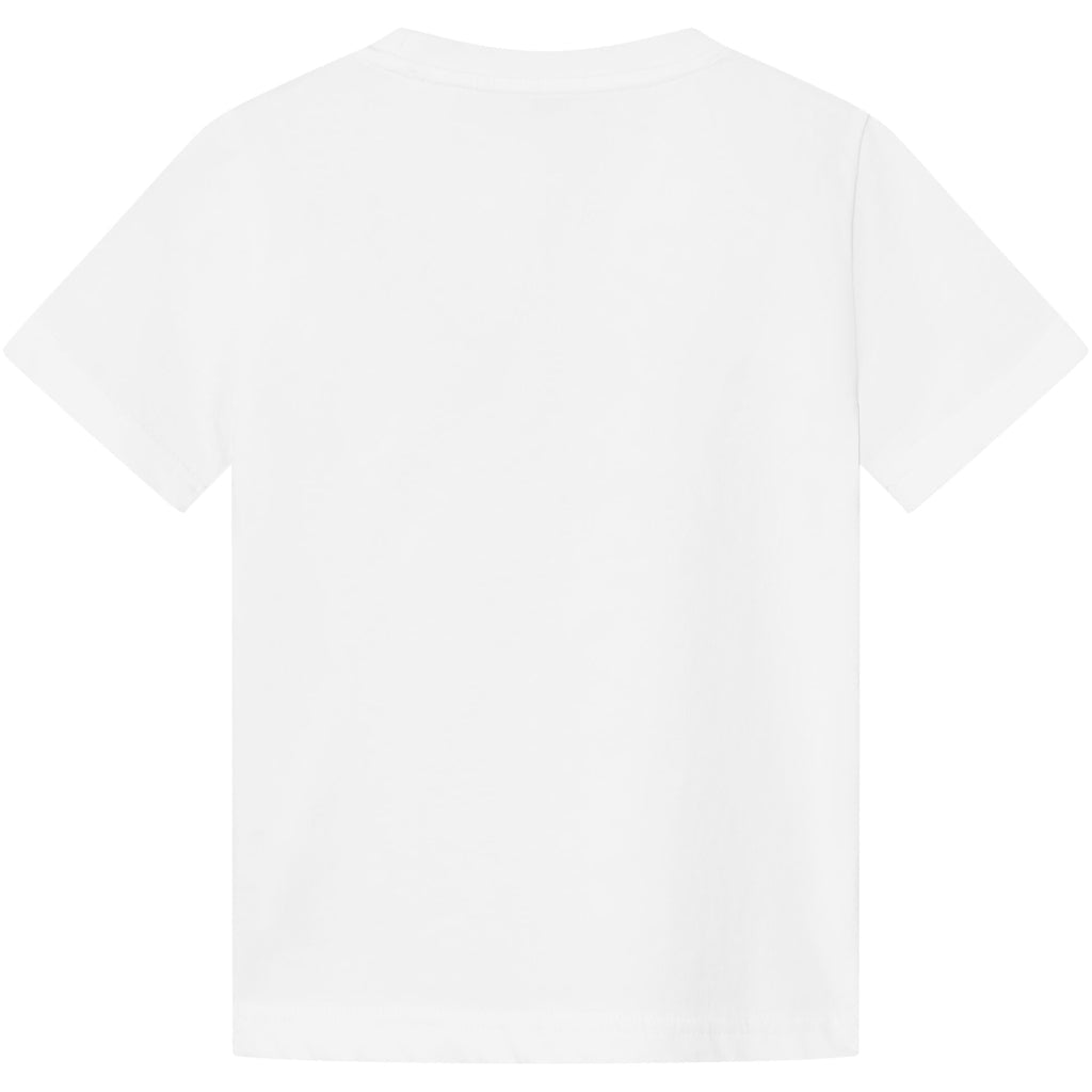 T-shirt blanc mixte en coton bio - big owl t-shirt bright white