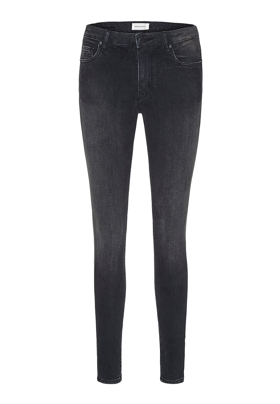 Jean skinny délavé gris en coton bio - Tillaa