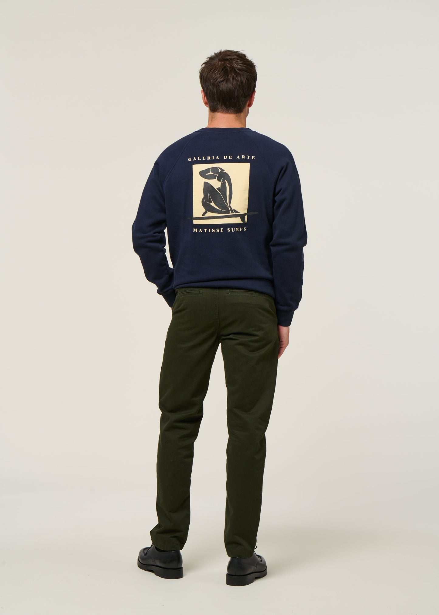 Chino droit en coton bio | Vert forêt "chuck regular chino twill pants forrest night"