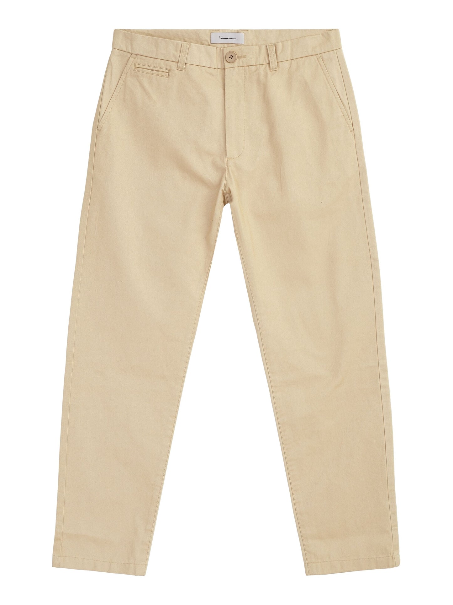 Chino en coton bio | Beige "chuck regular chino twill light feather gray"