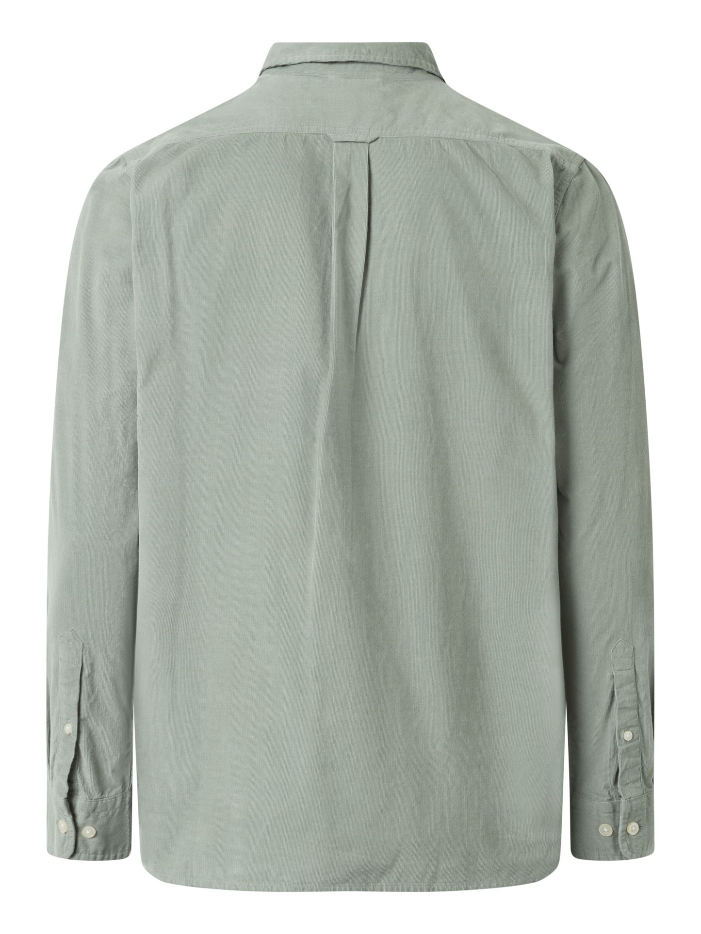 Chemise velours côtelé en coton bio | Vert d'eau "corduroy shirt lily pad"