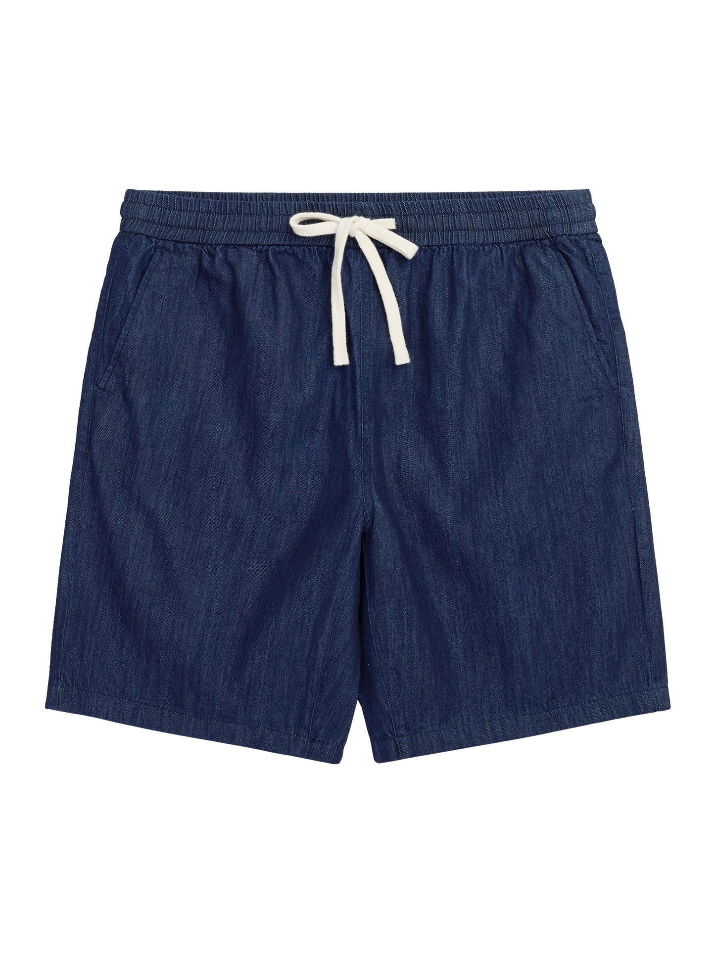 Short en coton denim bio | Bleu indigo "fig loose denim classic indigo shorts classic indigo"