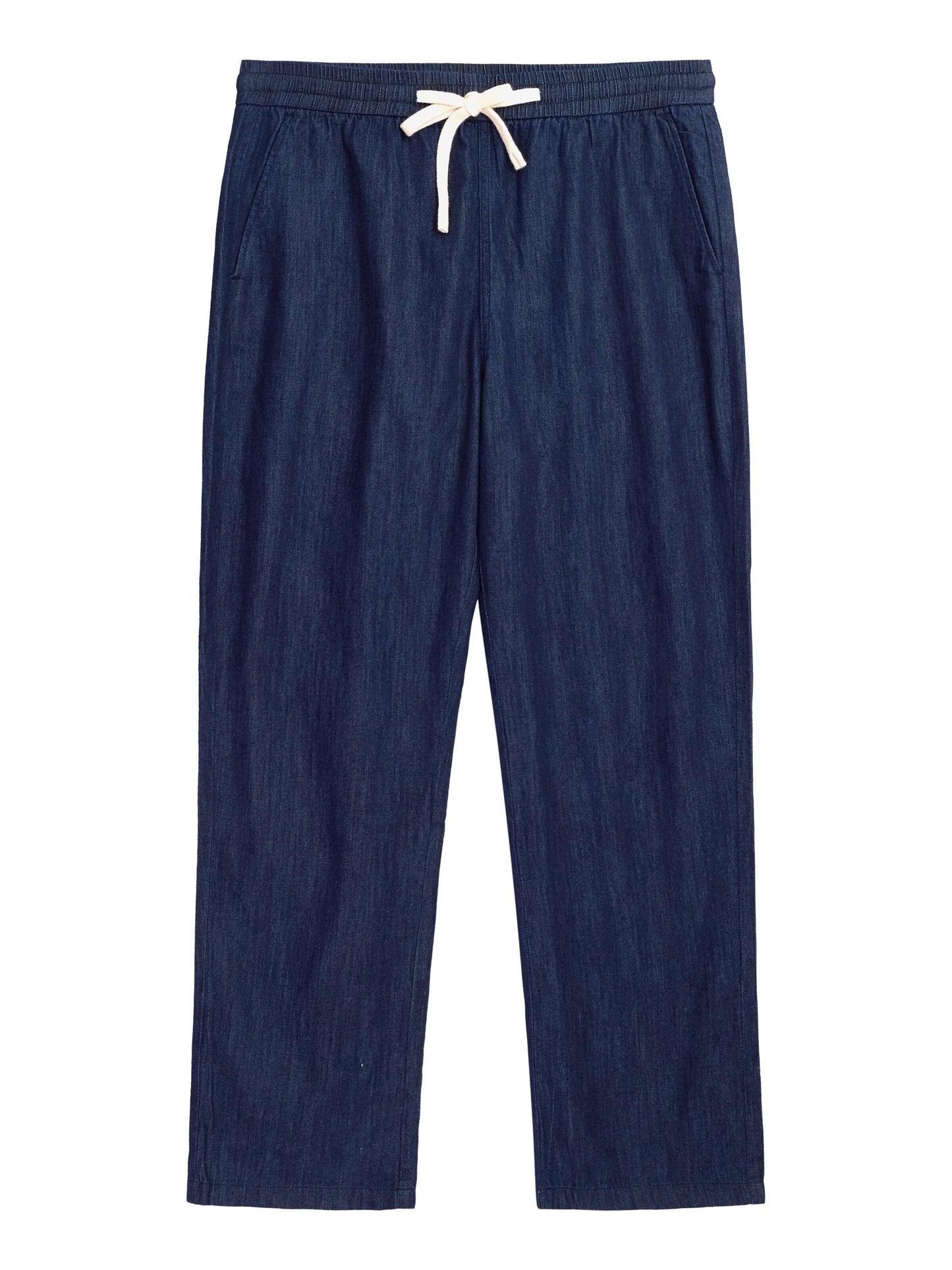 Pantalon ample en coton bio | Bleu indigo "fig loose denim classic indigo pants classic indigo"