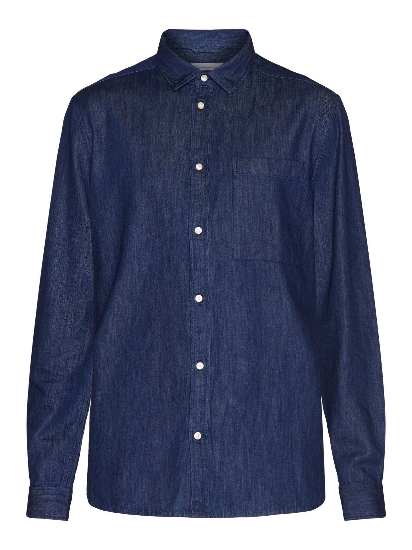 Chemise en coton bio | Bleu indigo "loose denim shirt classic indigo"