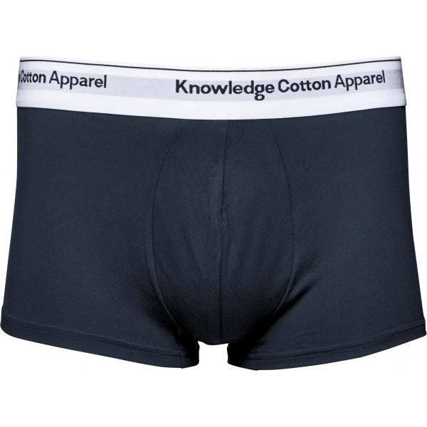 Pack boxers unis vert et bleu en coton bio