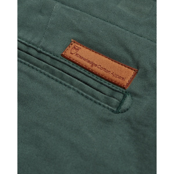 Short chino vert forêt en coton bio
