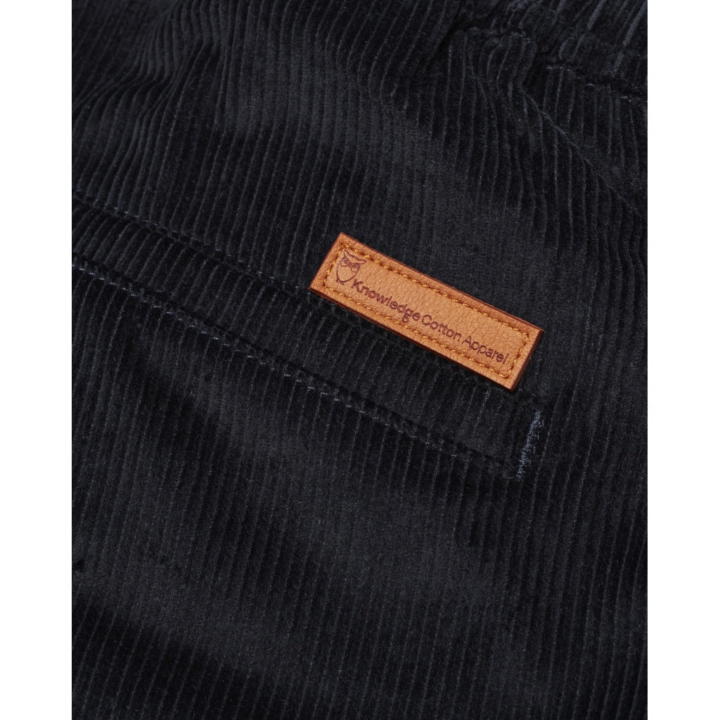 Pantalon velours marine en coton bio