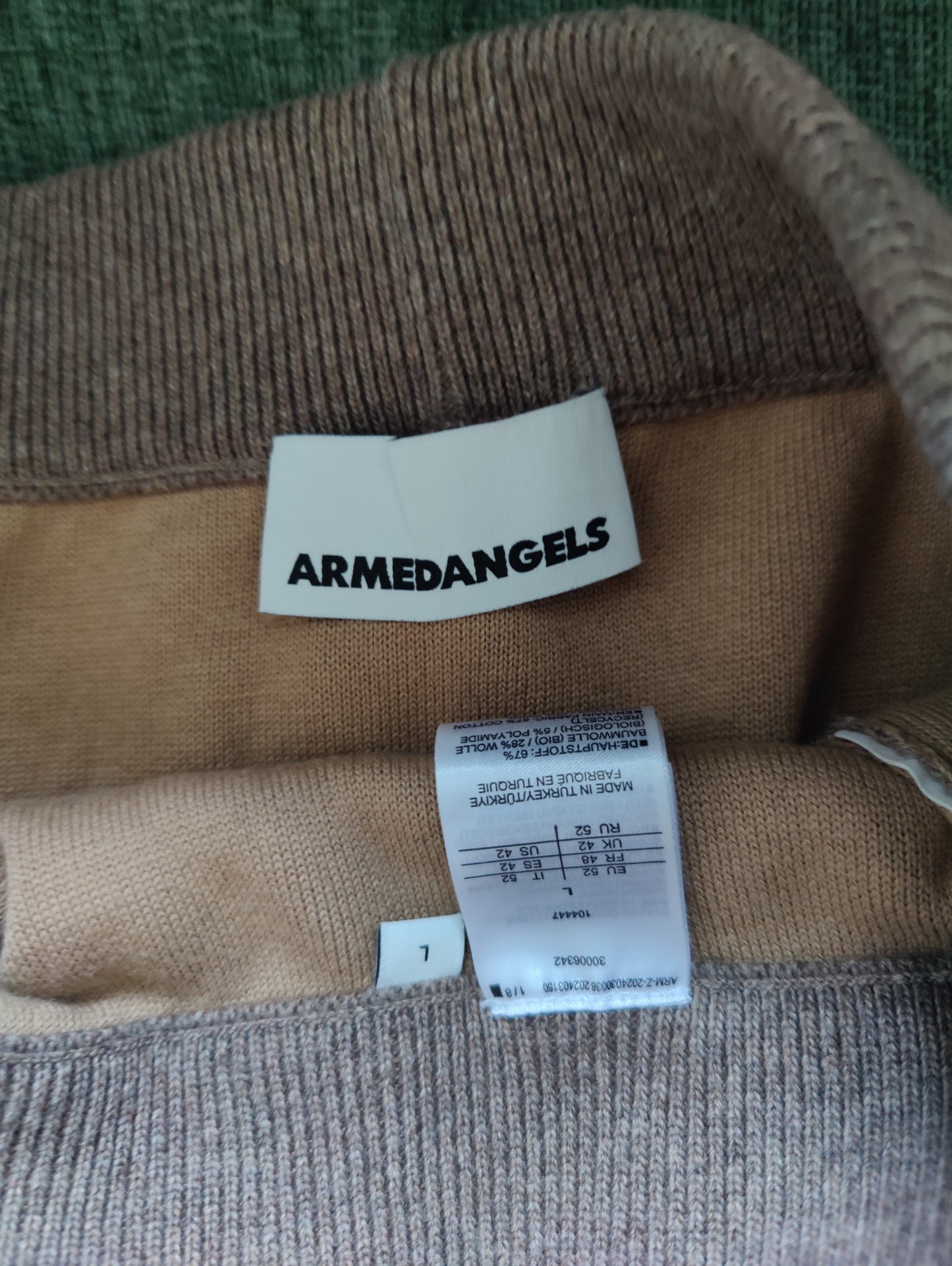 jupe en laine bio | marron 'endarlaa - cinnamon dust melange'