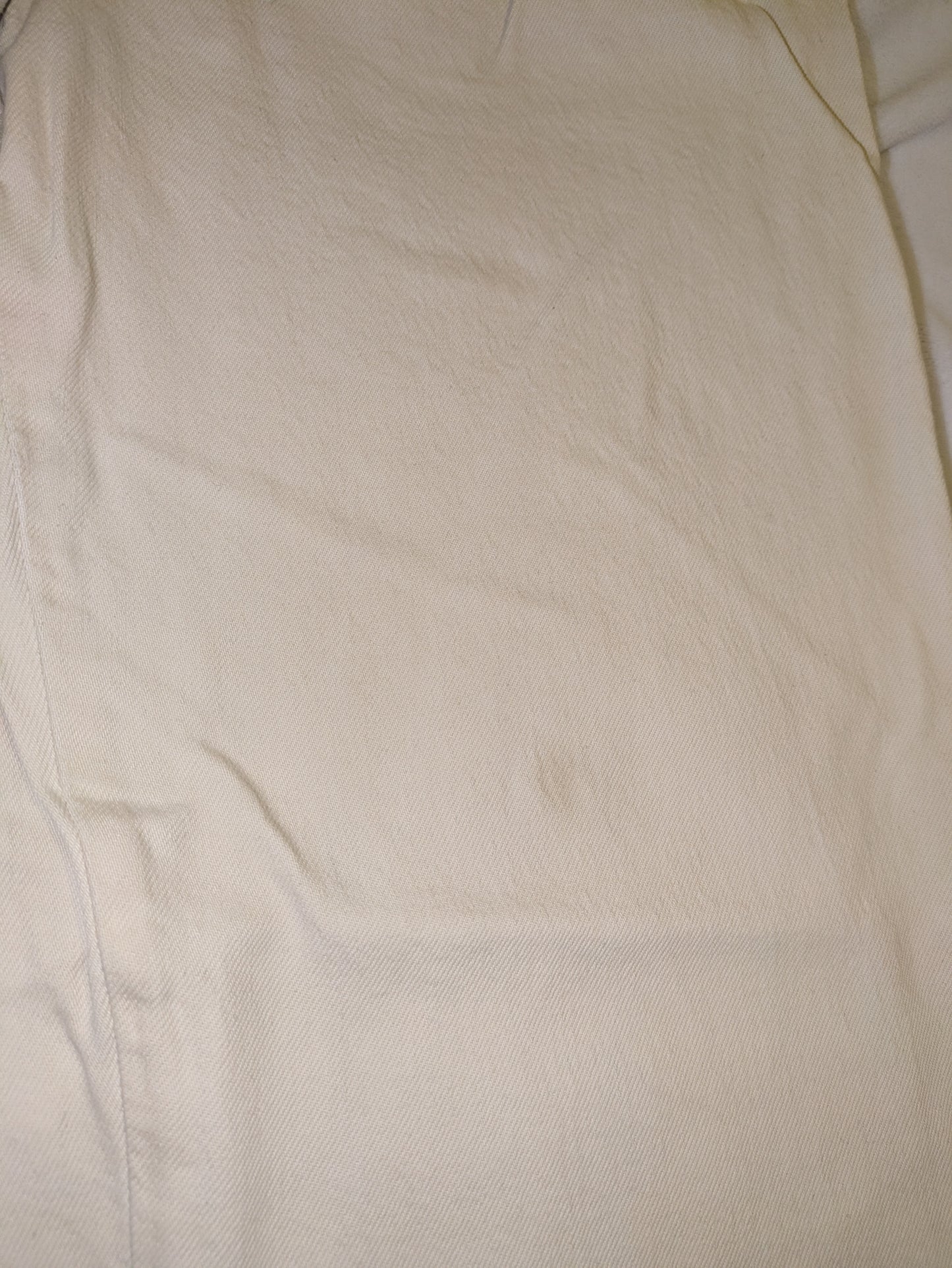 Pantalon en sergé de coton bio beige
