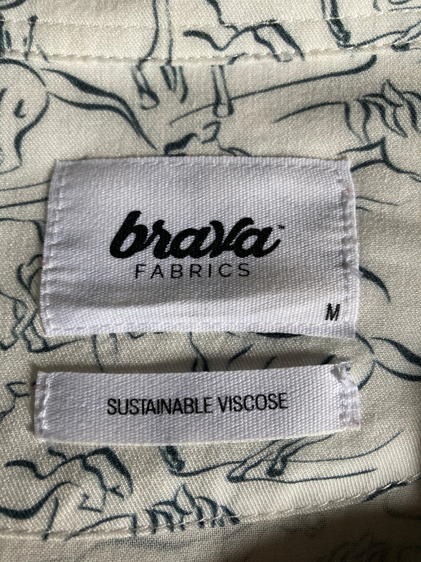 Chemisier écru avec dessin chevaux