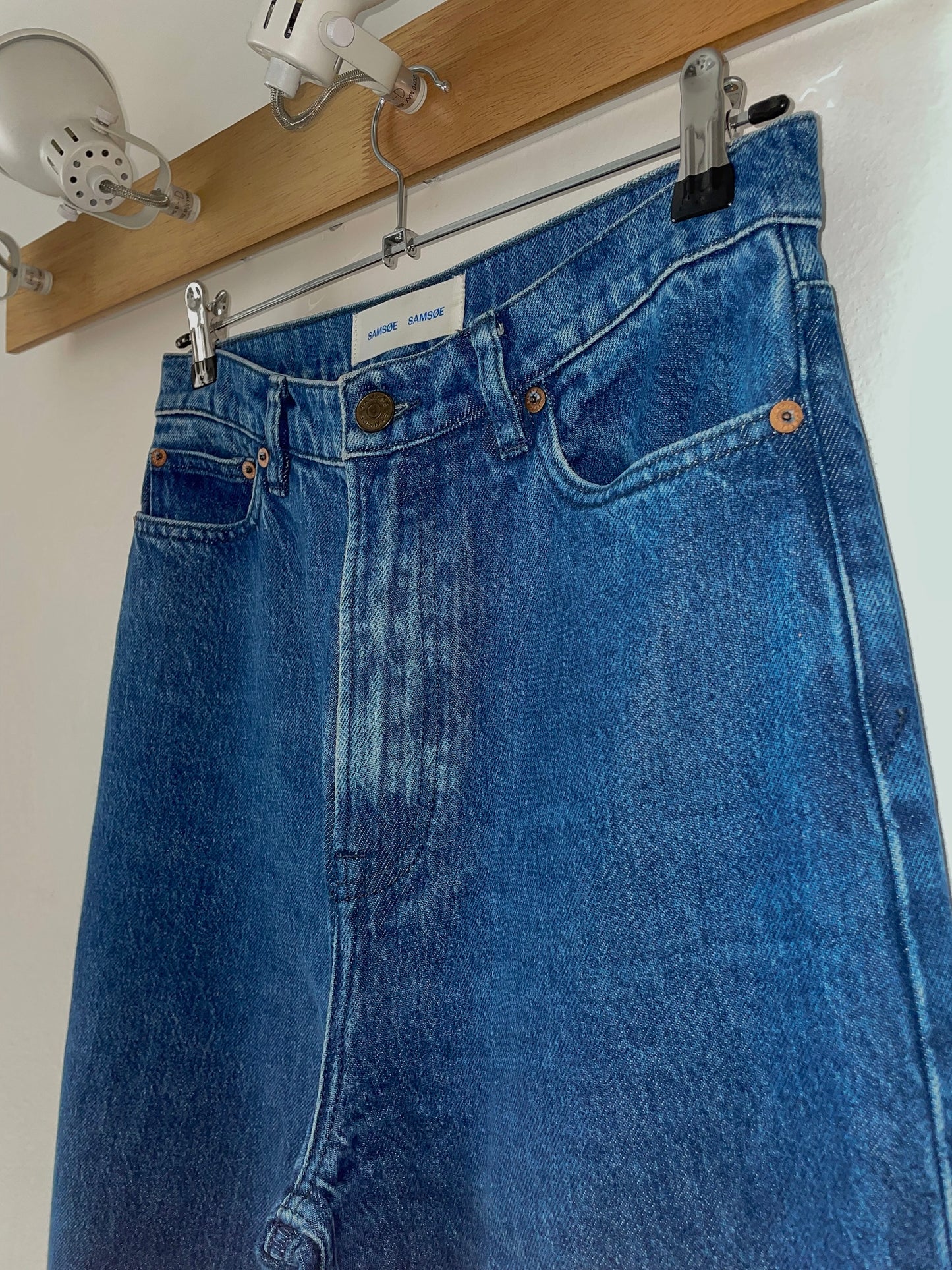 Jean ample en coton bio | Bleu 'rebecca jeans denim lounge'