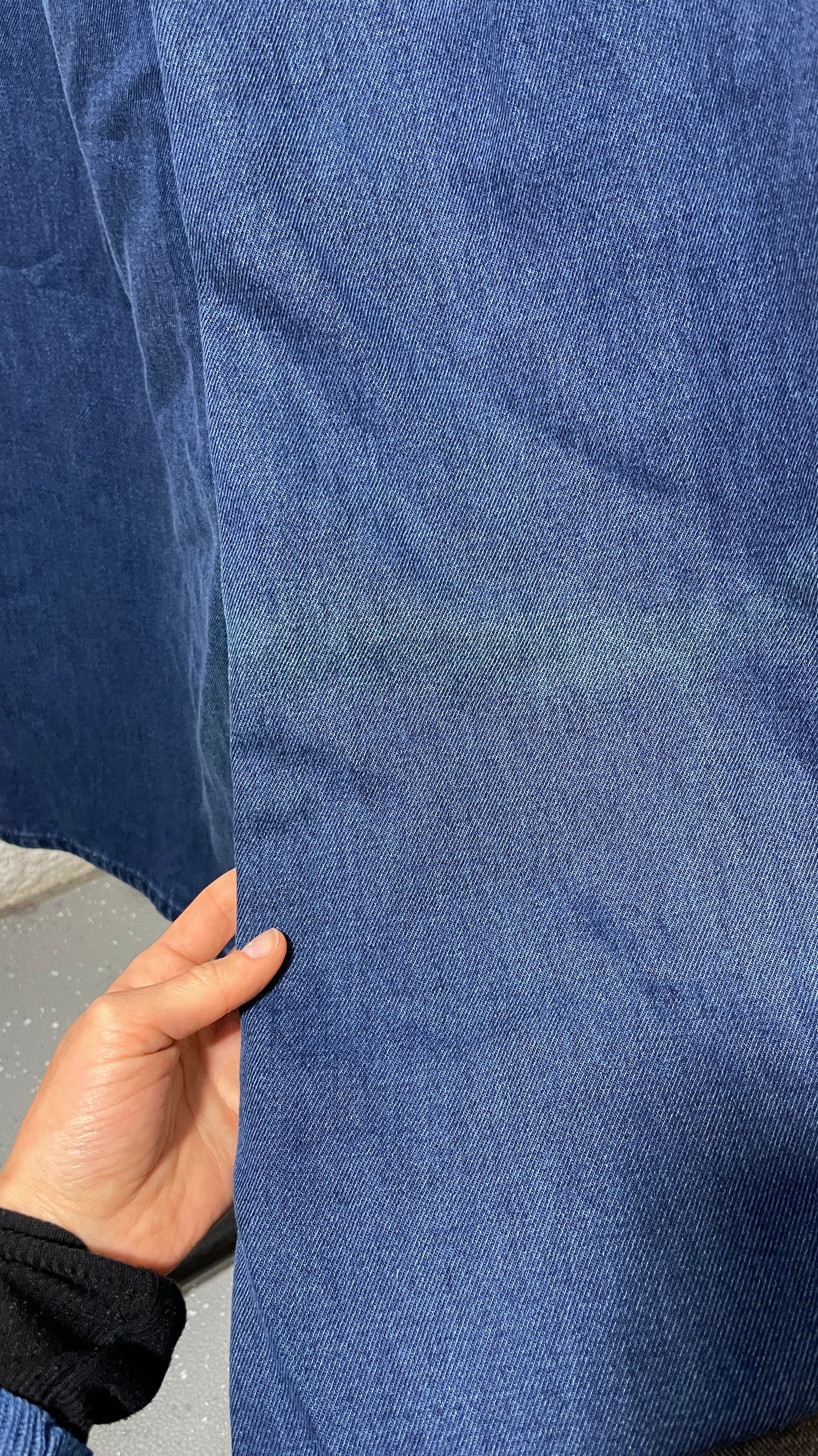 Jean évasé en coton bio | bleu 'jane - alex dark worn'