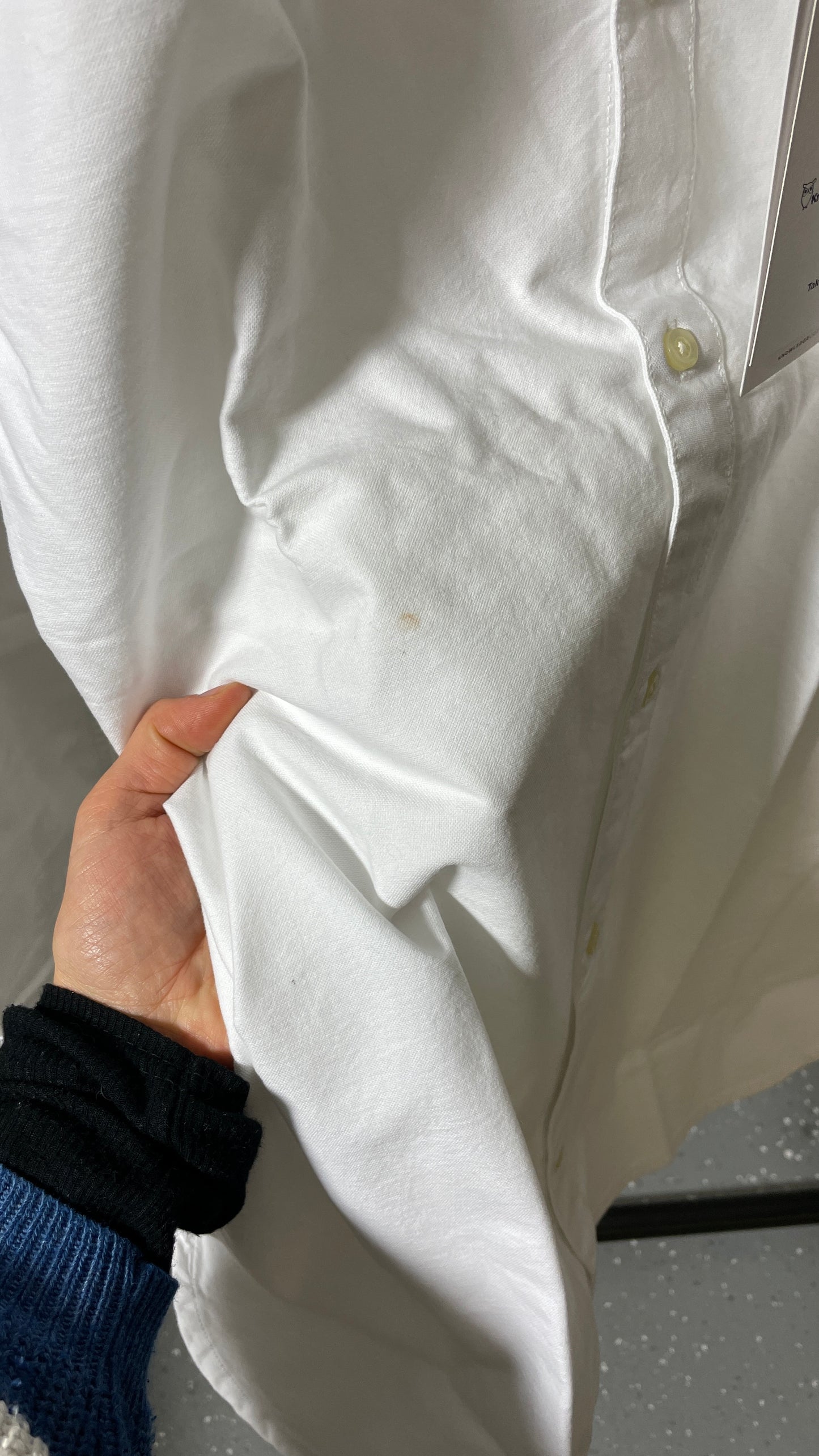 Chemise en coton bio | blanc 'harald small owl oxford regular fit shirt bright white'