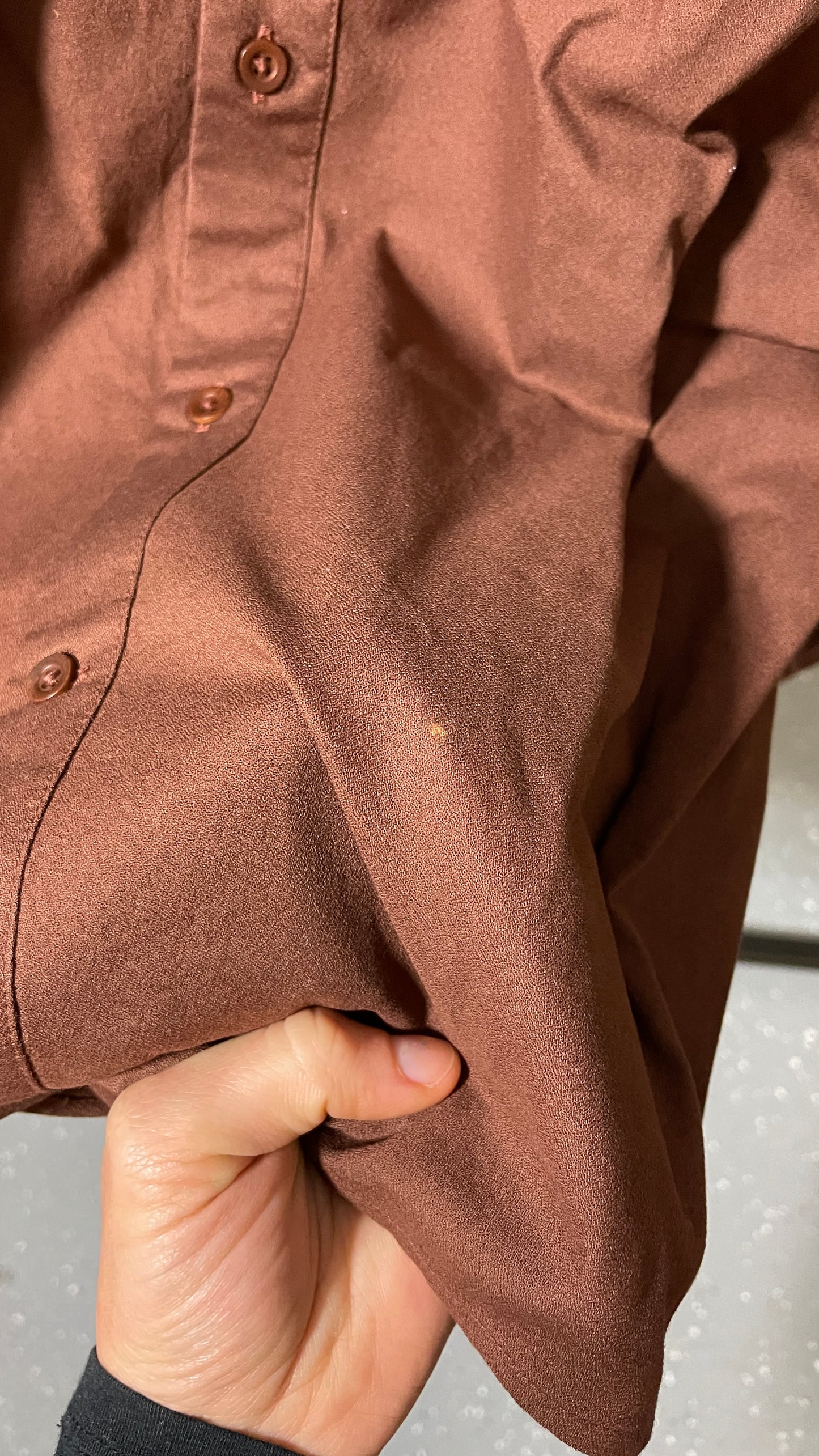 Chemise en coton bio | marron 'simon - eco crisp cotton marron'