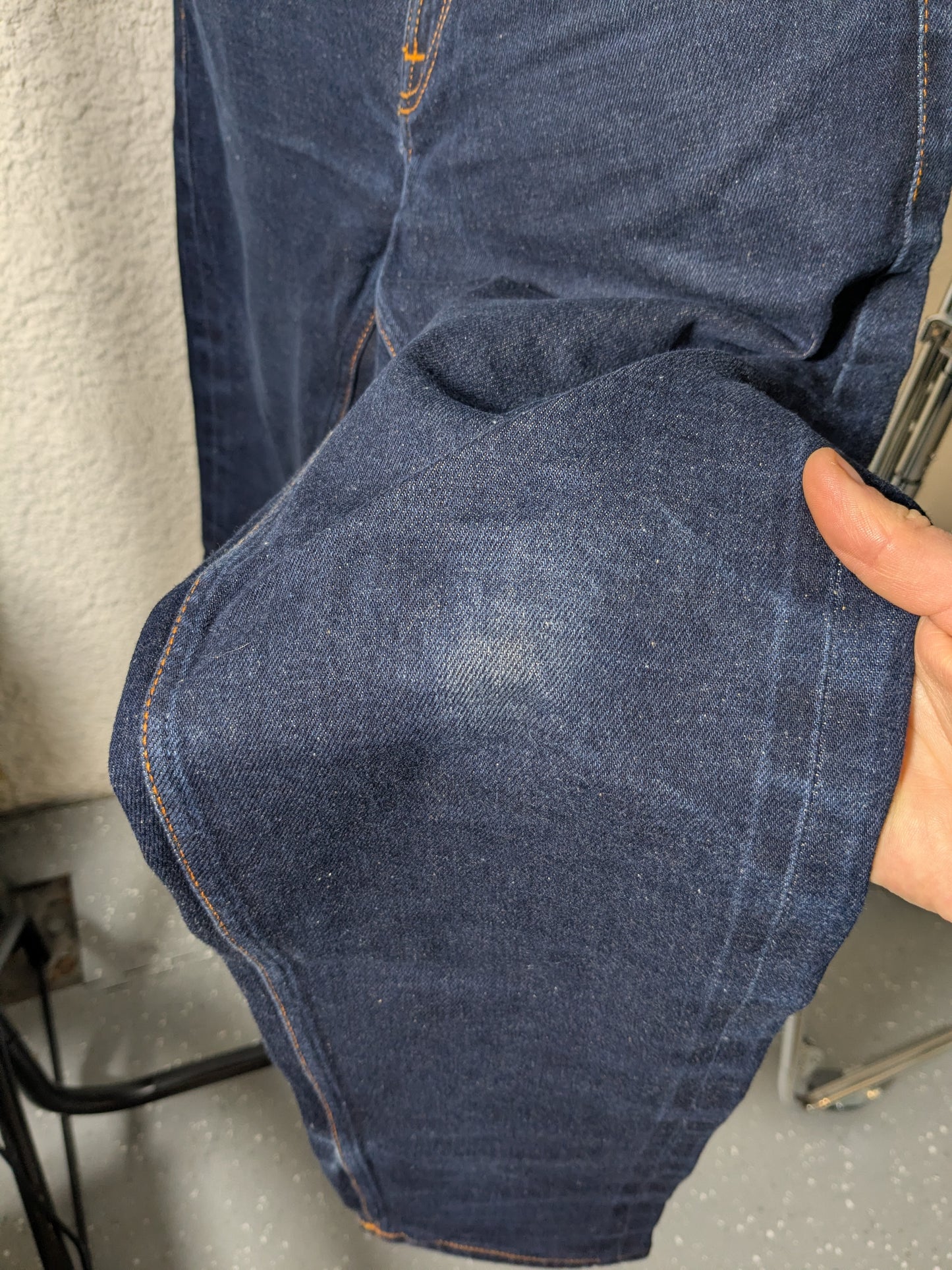 Jean slim en coton bio | Indigo selvage 'lean dean dry true selvage'