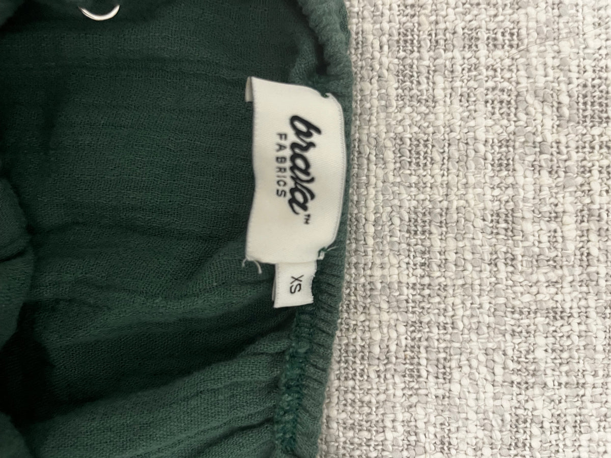Robe longue à fines bretelles, vert