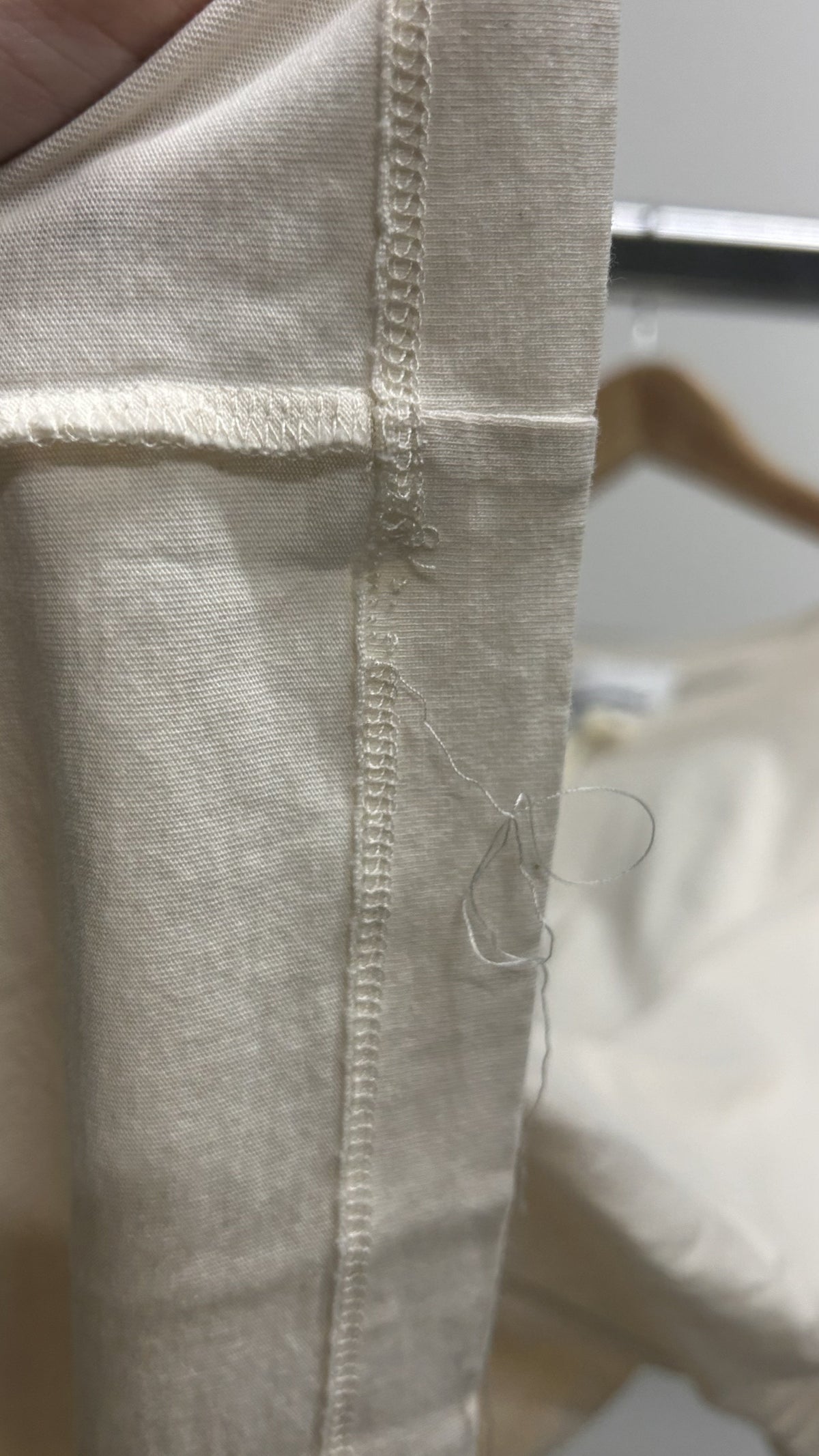 T-shirt en coton bio non teinté | écru 'idaara undyed'