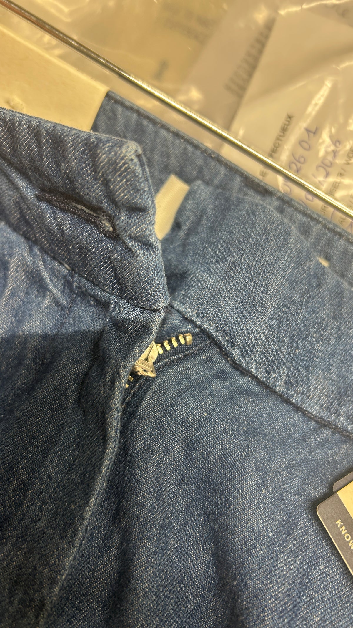 organic cotton denim pant gots/vegan - 3059 dark blue denim