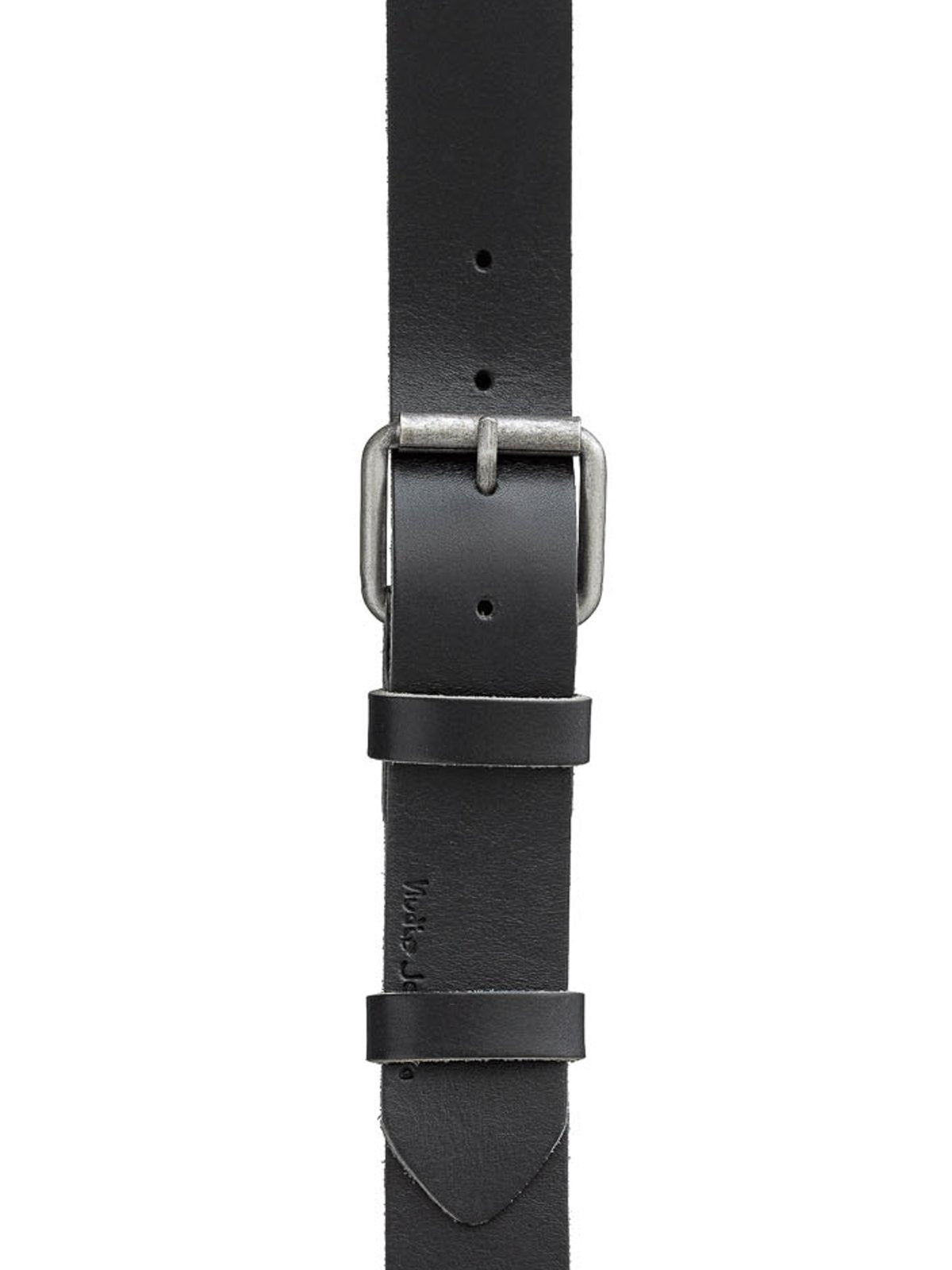 Ceinture en cuir tannage végétal | noir "Pedersson black"