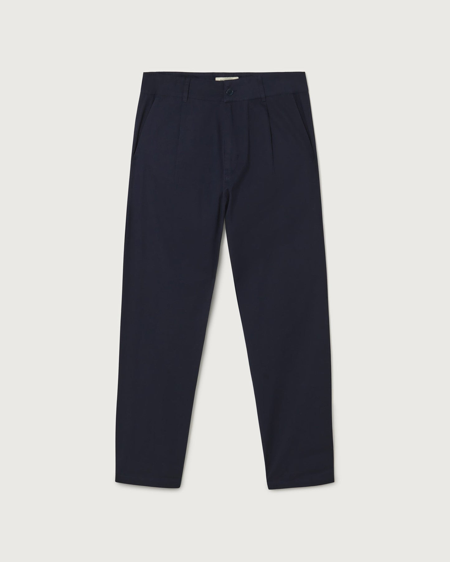 pantalon marine en coton bio - navy light moero light pants