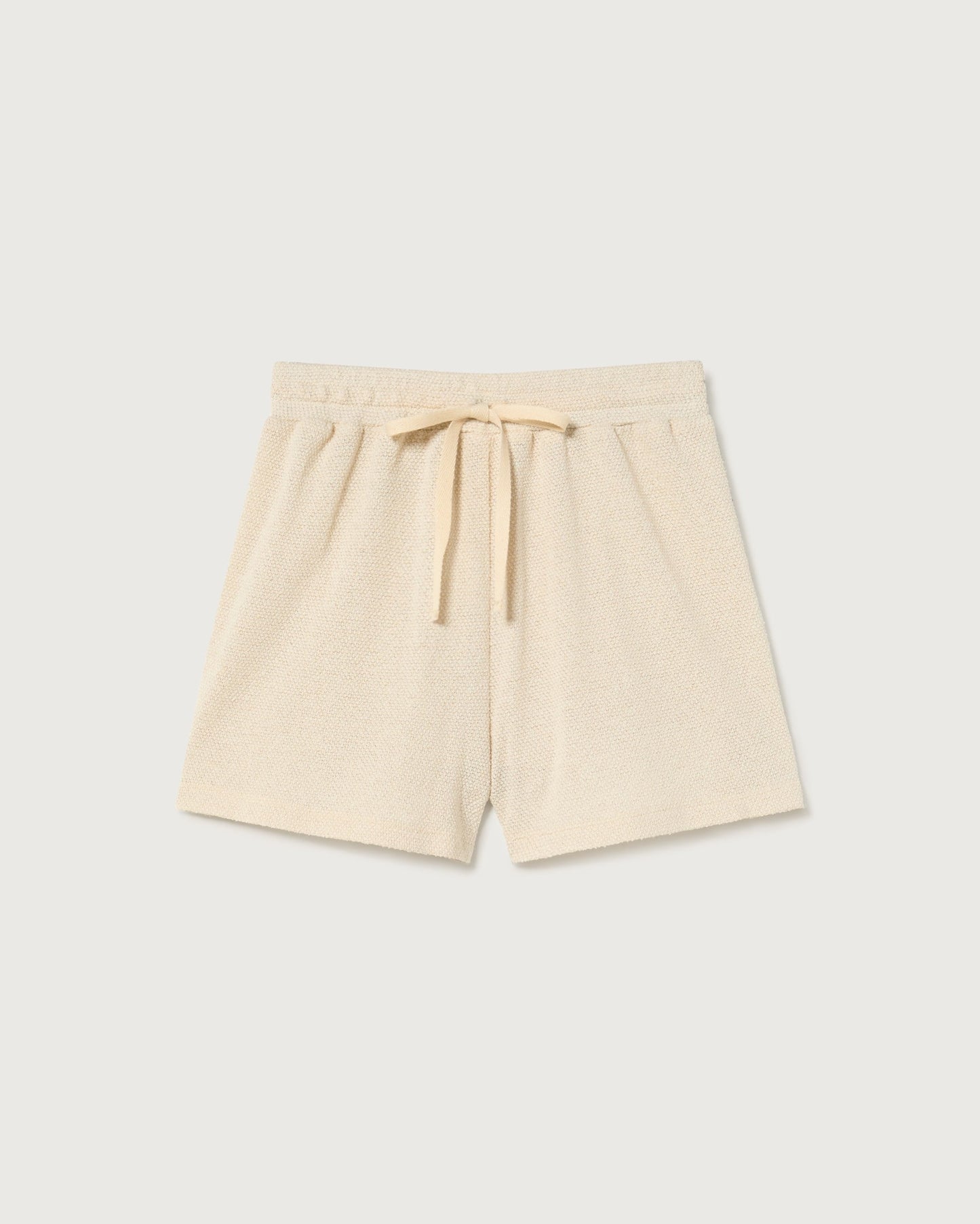 Short léger en recyclé | écru "ivory trash sue shorts"