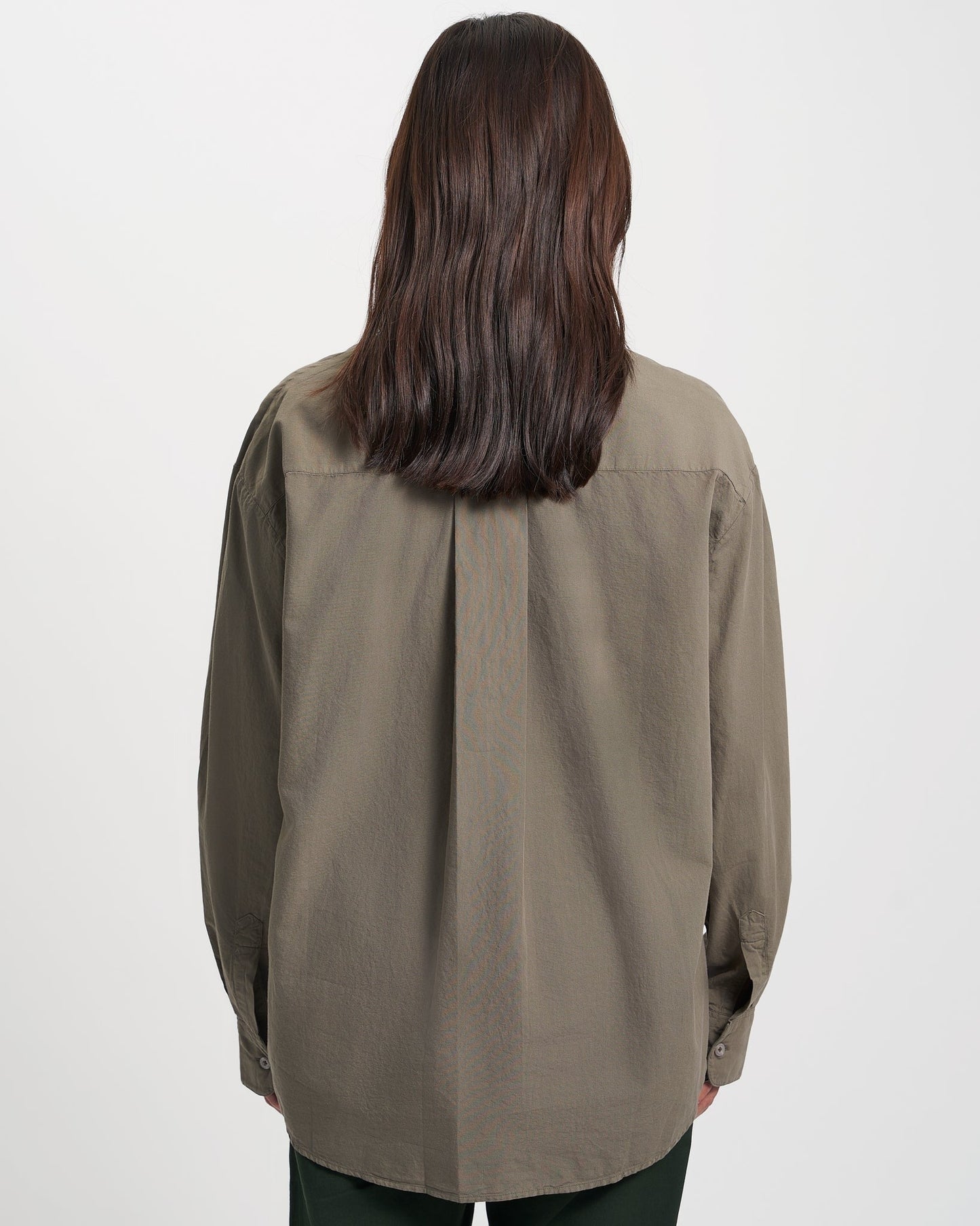 Chemise ample en lin bio | noir "Organic linen oversized shirt - deep black"
