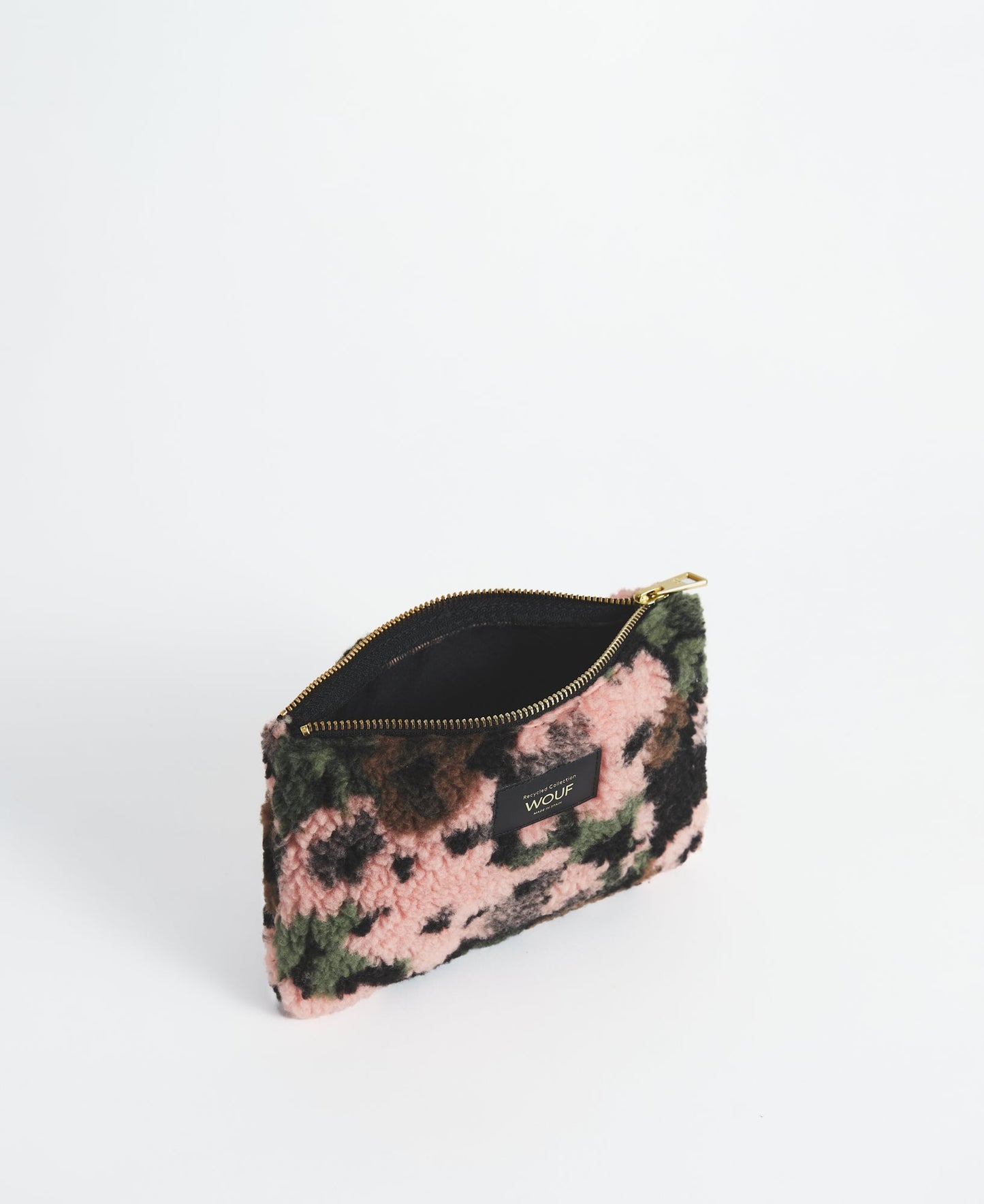 pochette en matières recyclées | motif fleuri "margot pouch"
