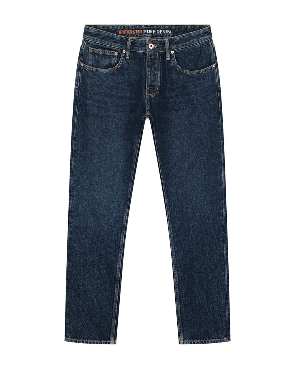 Jean slim en coton bio | bleu brut "codie tapered kind of blue"