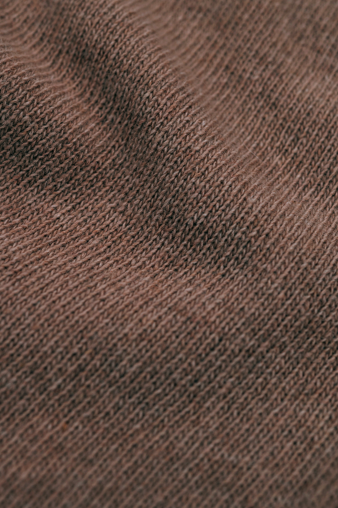 Cagoule en matières recyclées | marron "knit hood rosewood"