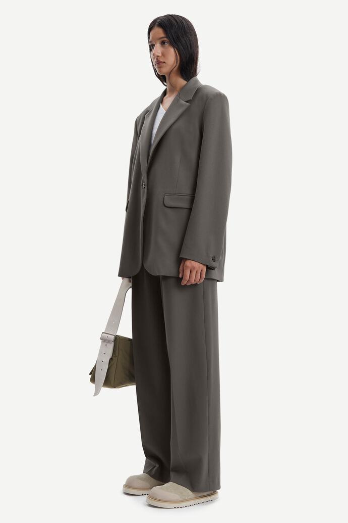 Blazer en ecovero et recyclé | Taupe "haven blazer dark brindle"