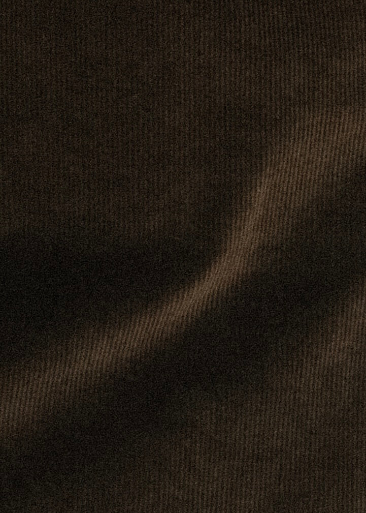 Top velours en coton bio | chocolat "Jacinda"