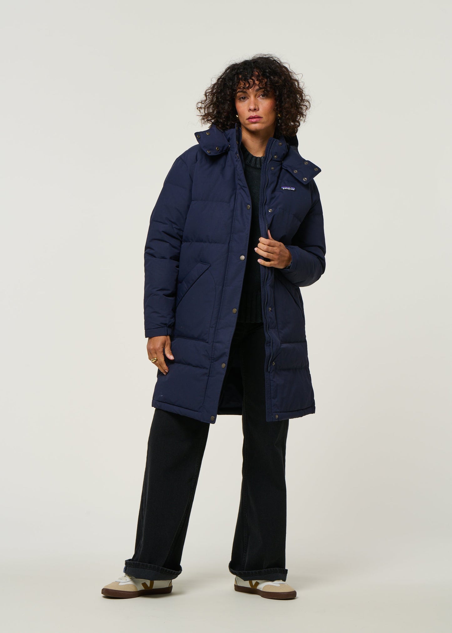 Parka en matières recyclées | bleu "w's downdrift parka - snbe"