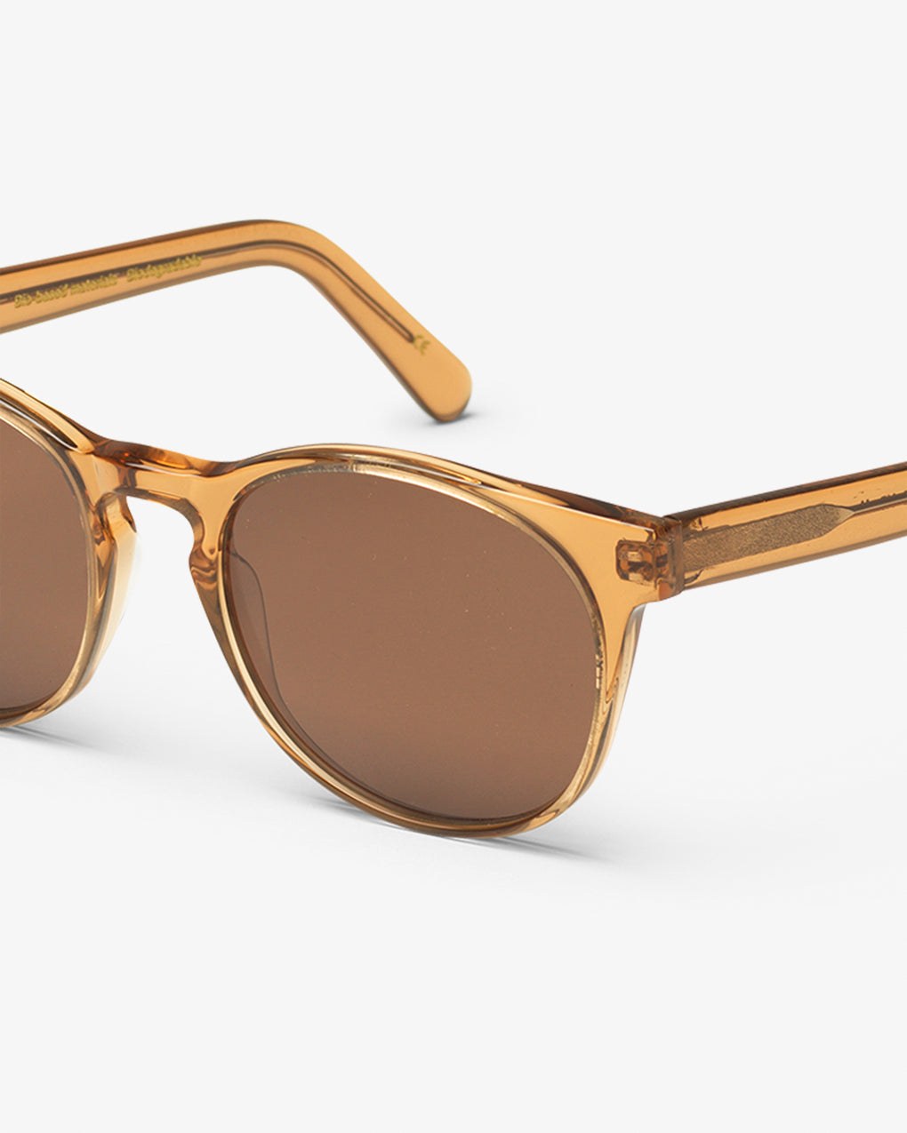 Lunettes de soleil en acetate biodegradable - 15 sahara camel brown