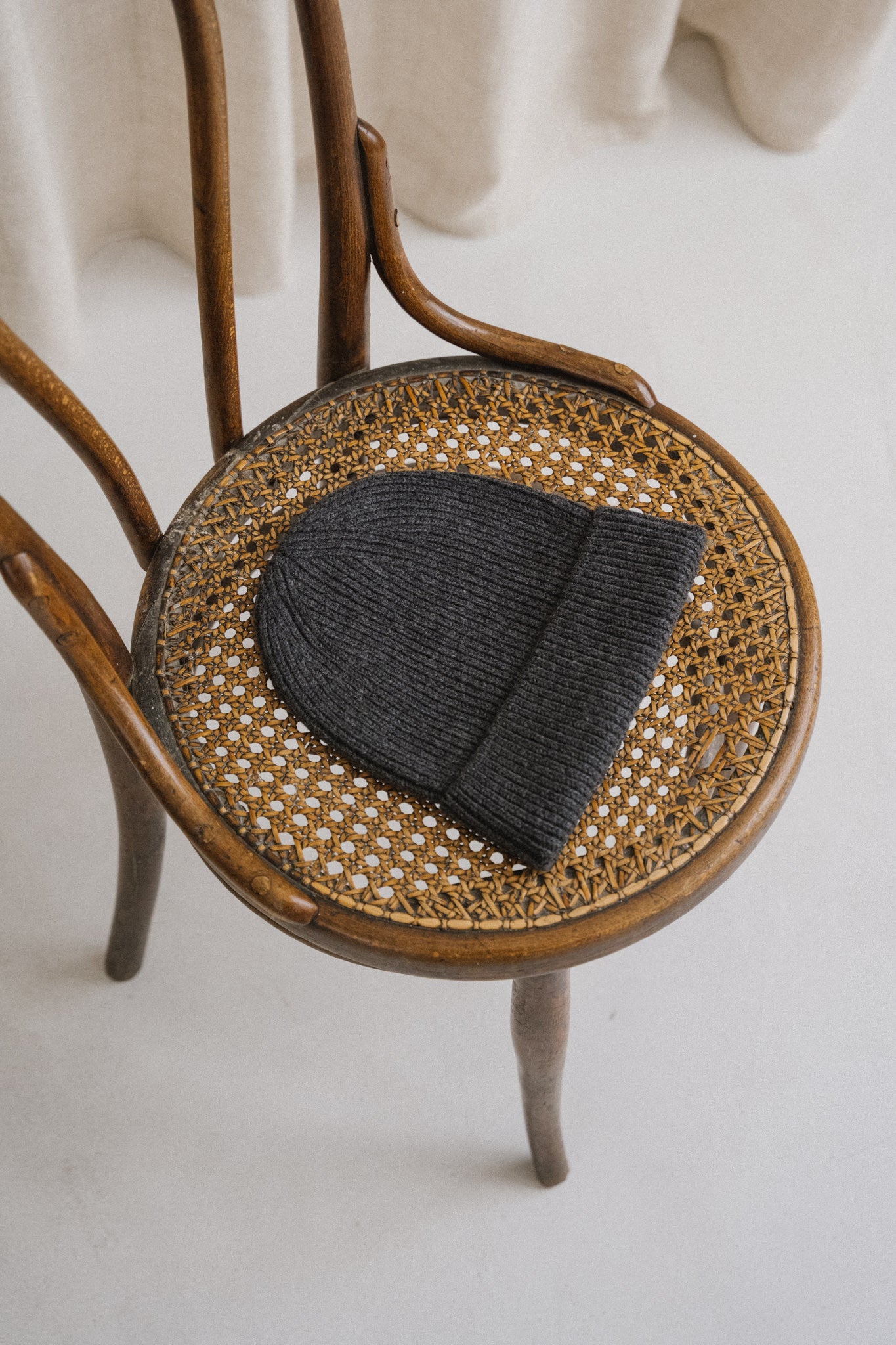 Bonnet en laine mérinos recyclée | gris