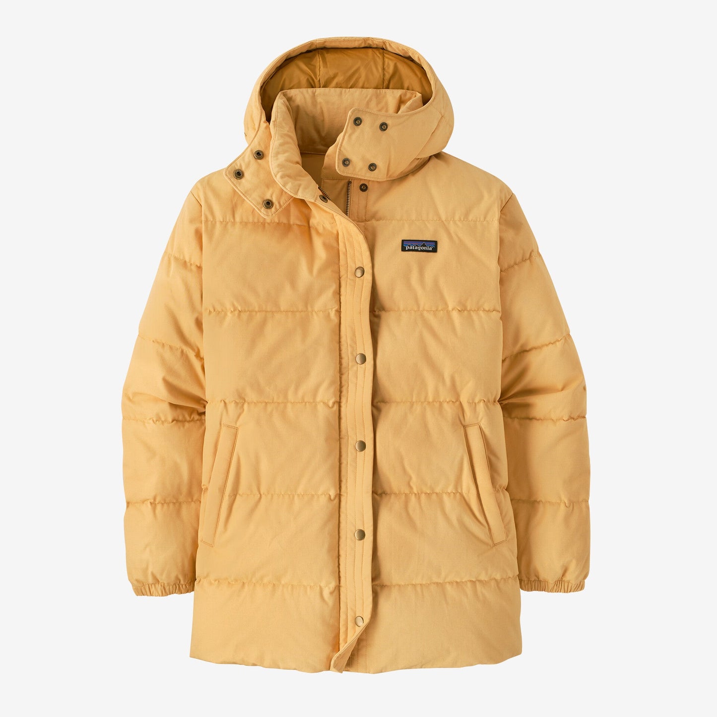 Doudoune en coton bio | jaune "w's cotton down parka beeswax tan"