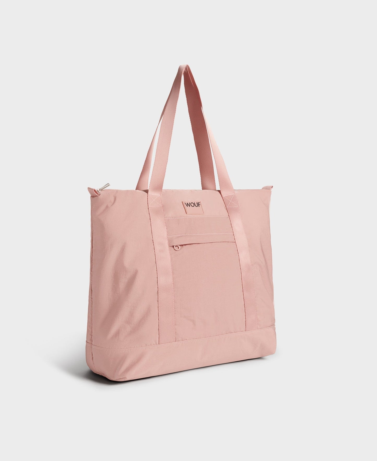 Sac cabas en matière recyclée déperlante | rose "ballet tote bag rose poudré"