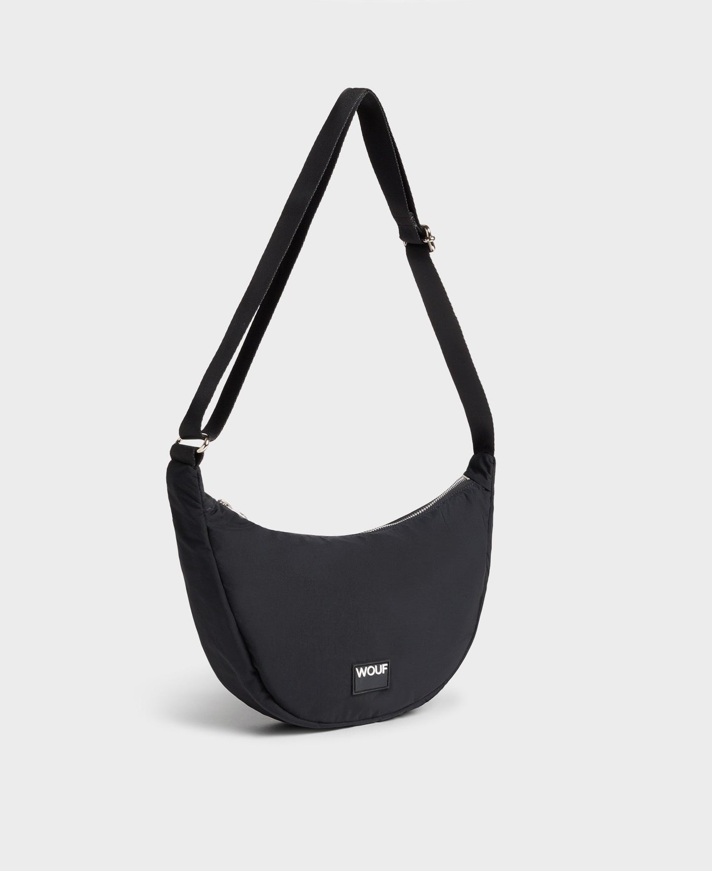 Banane en matière recyclée déperlante | Noir "midnight crossbody bag noir"