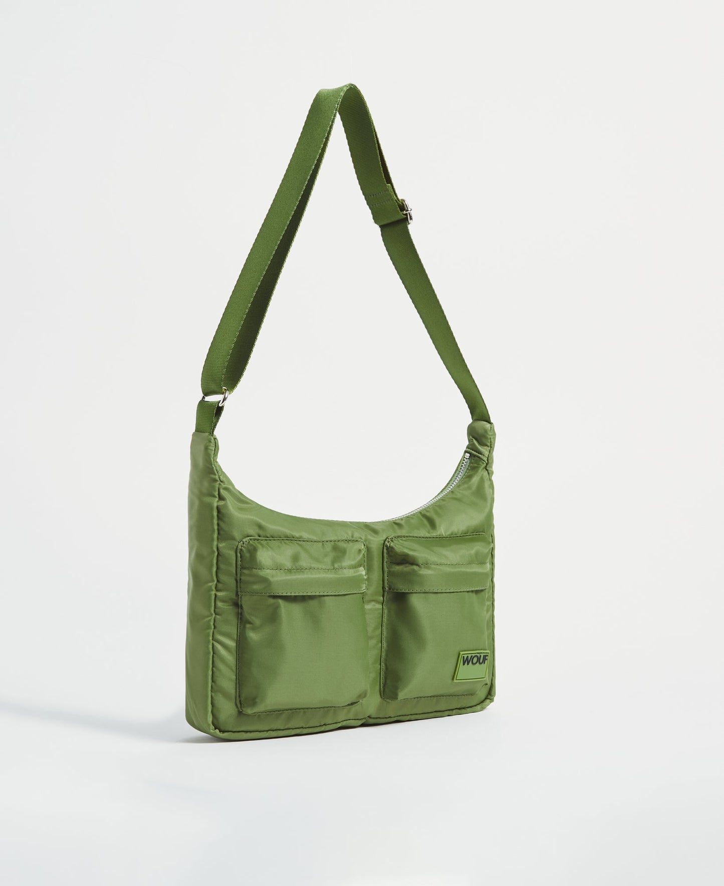 Sac bandoulière en matière recyclée | vert "dublin crossbody bag"