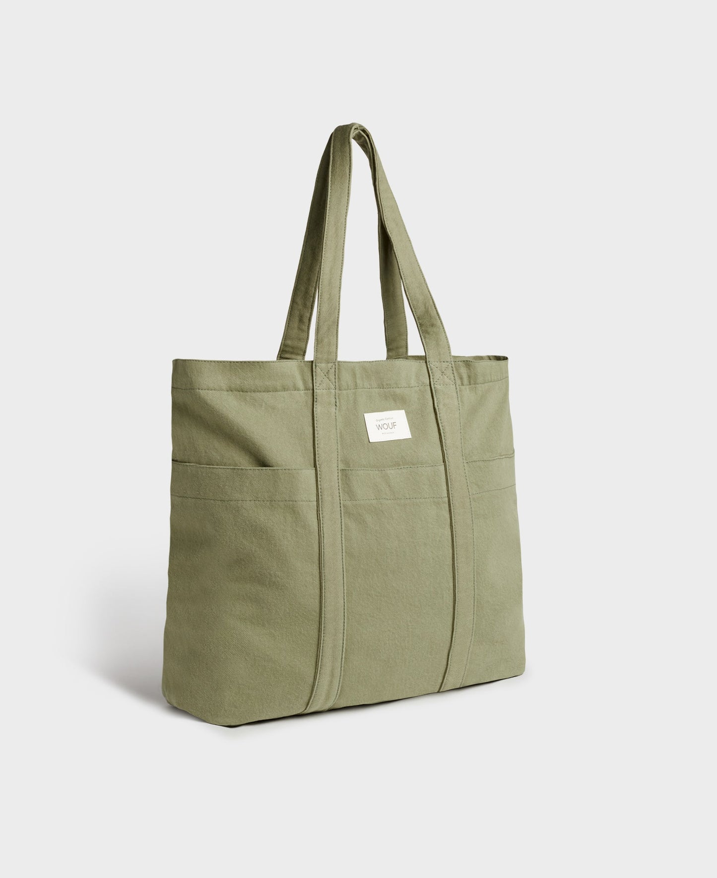 Sac cabas en coton bio | kaki "sunset tote bag"