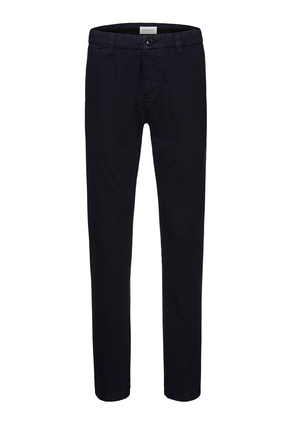 Chino coupe droite marine en coton bio - Edvaan