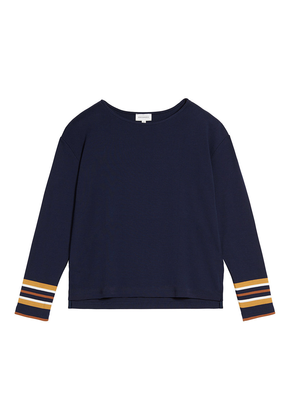 Pull marine rayures en coton bio - feenaa