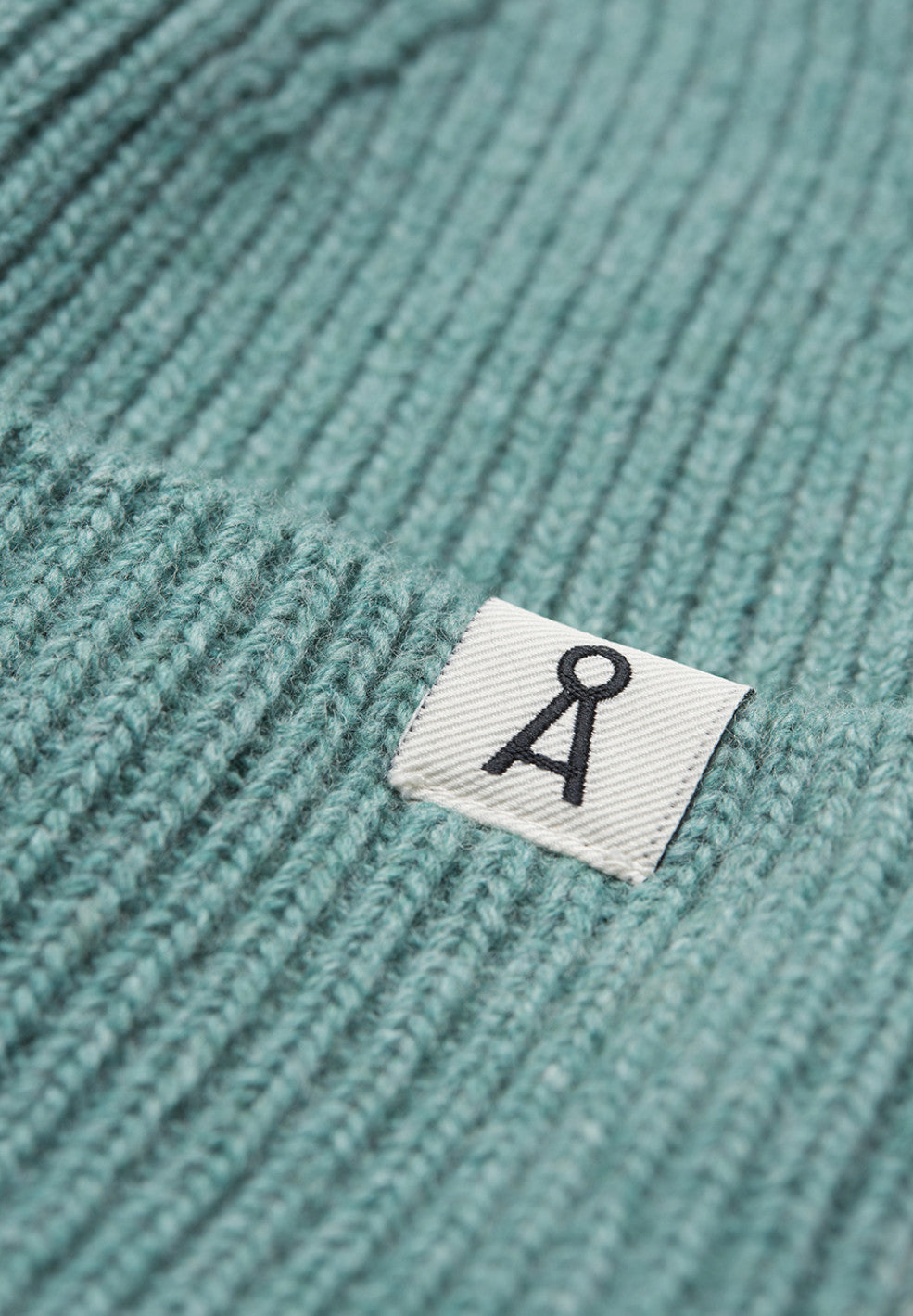 Bonnet turquoise en coton et laine bio - maax