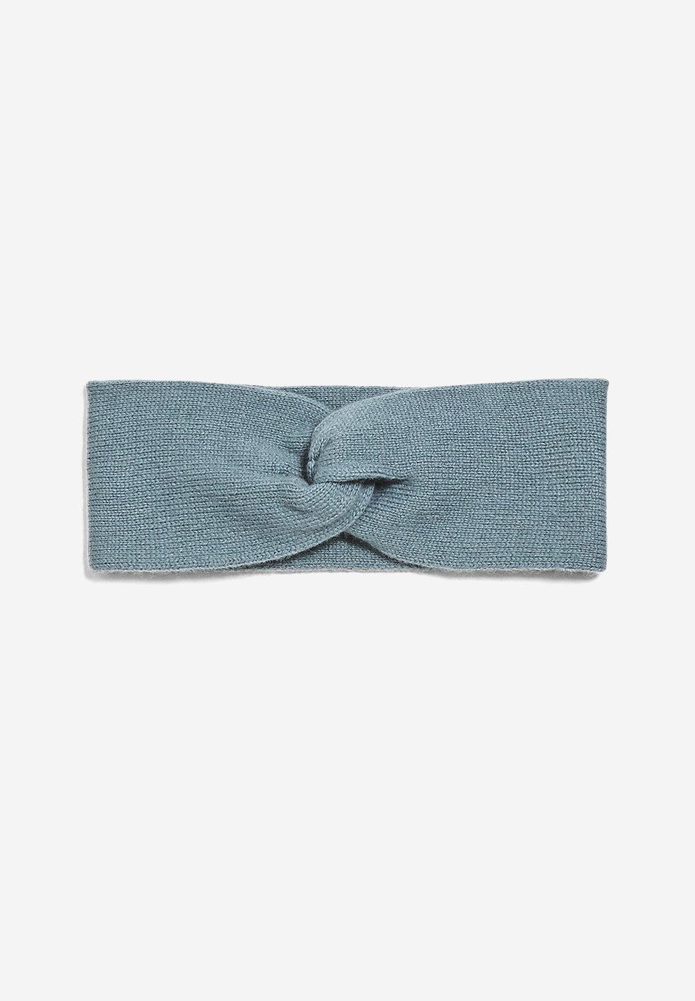 Bandeau vert d'eau en coton bio et laine bio - Maritaa